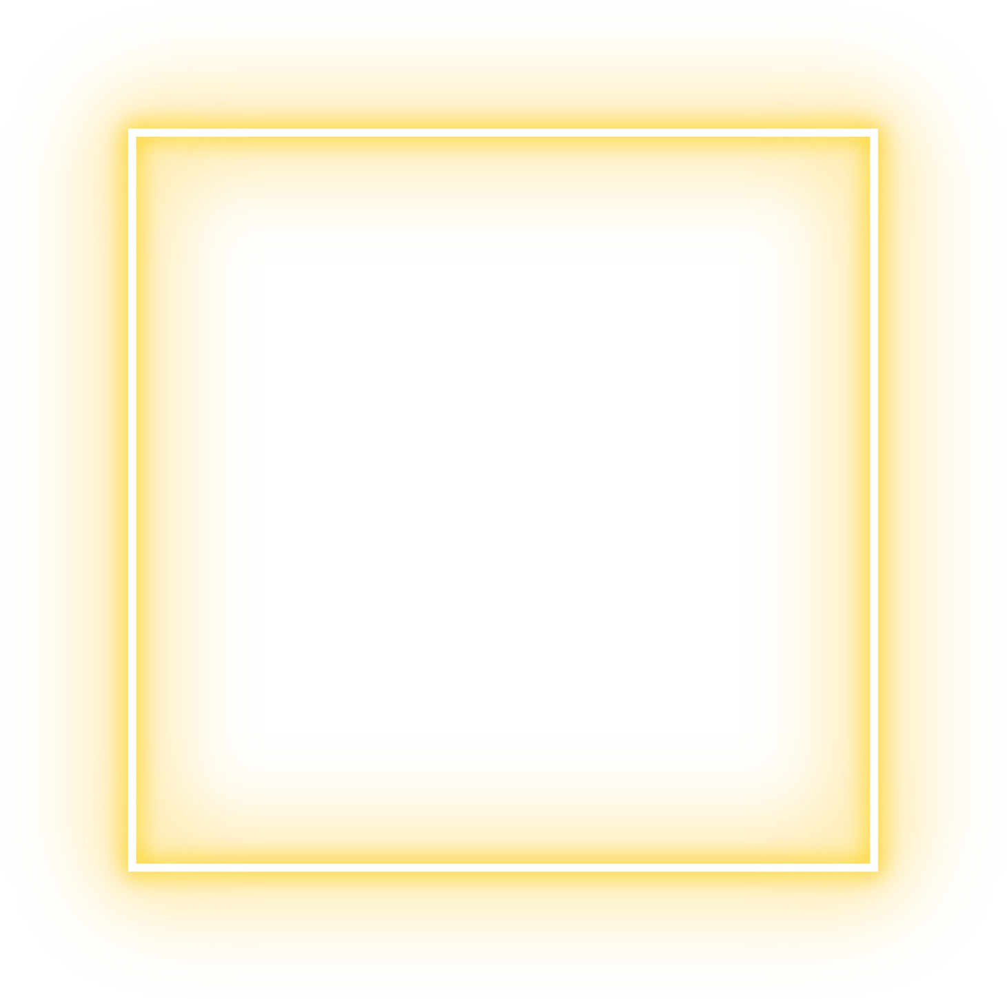 square neon frame